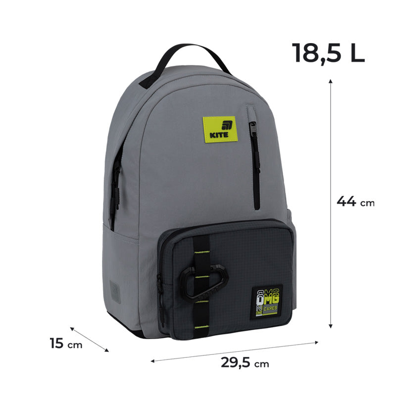 Backpack Kite Education teens No One Cares K26-949L-2