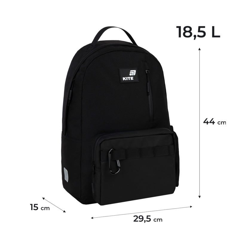 Backpack Kite Education teens Black K26-949L-3