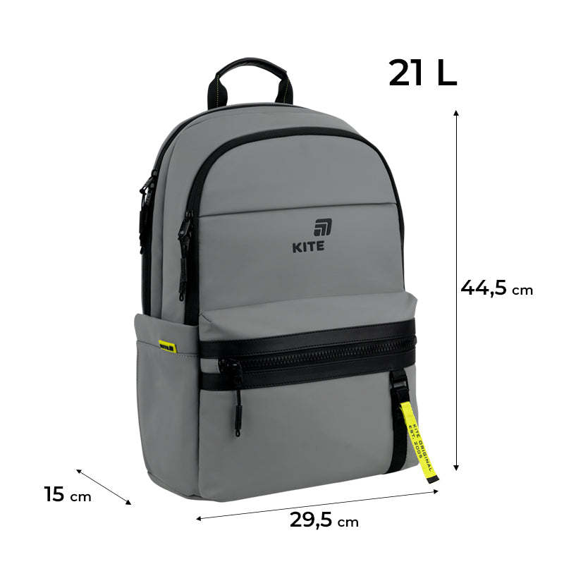 Backpack Kite Education teens Grey K26-2721L-1