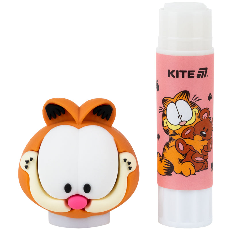 Клей-олівець PVP Kite Garfield GF26-131, з фігурним ковпачком