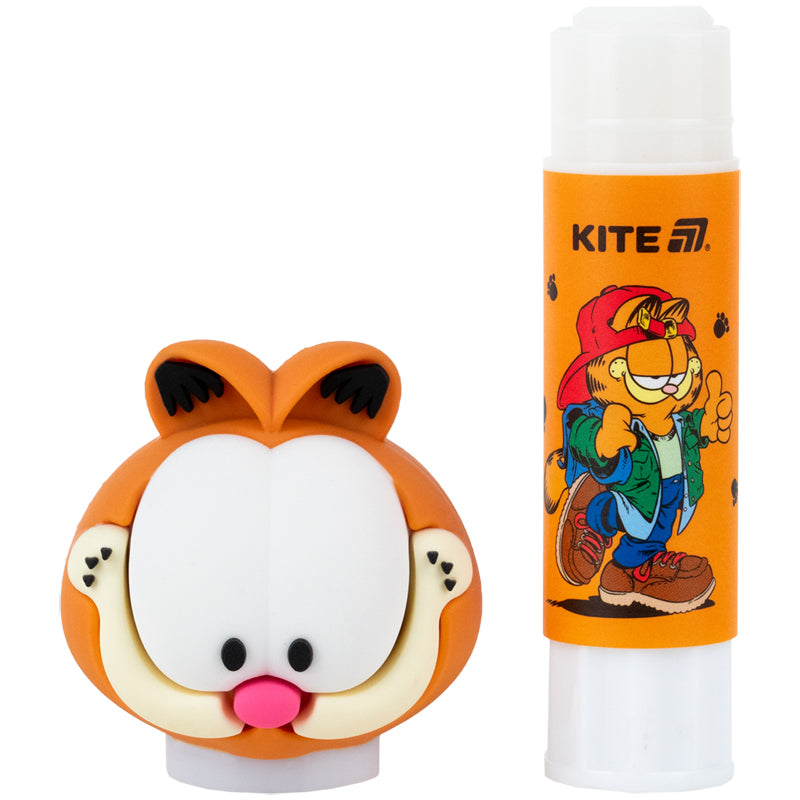 Клей-олівець PVP Kite Garfield GF26-131, з фігурним ковпачком