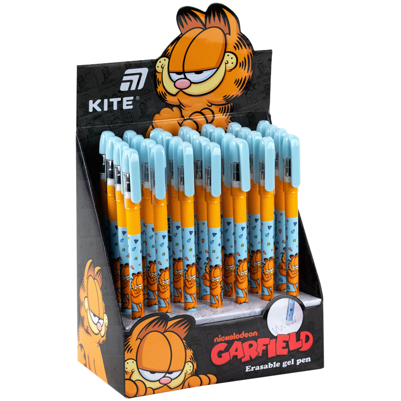 Gel pen "write-erase" Kite Garfield GF26-068, blue