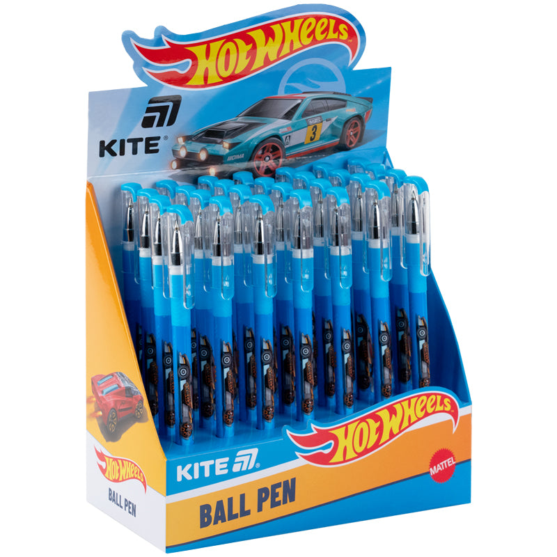 Ballpoint pen Kite How Wheels HW26-032, blue