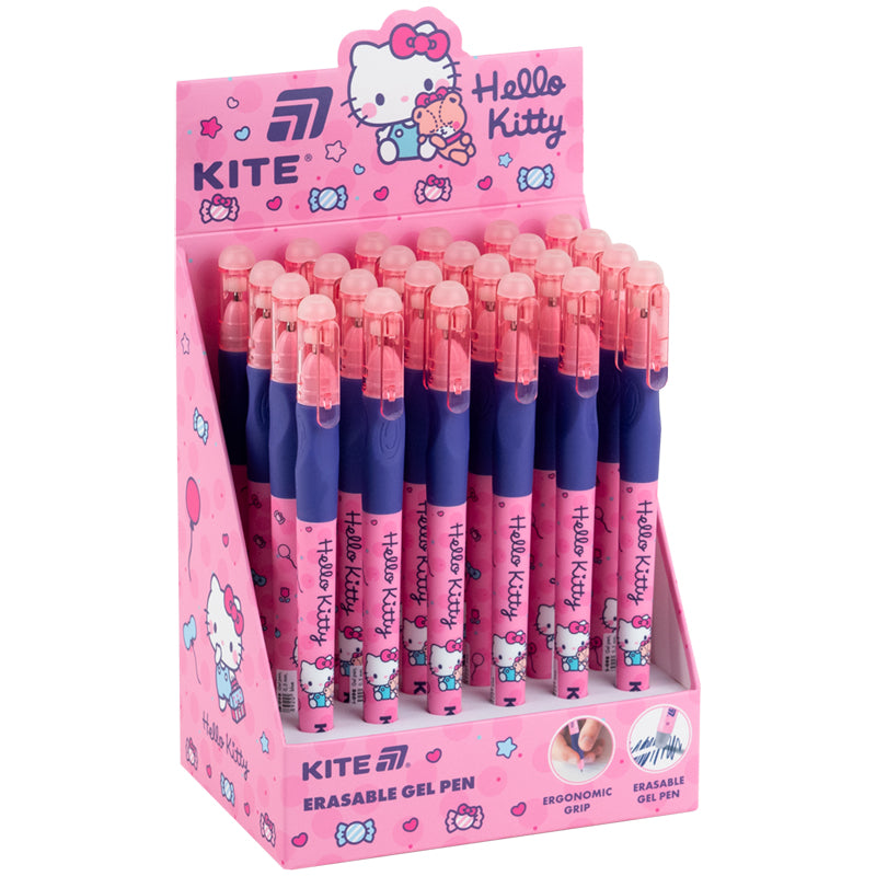 Ручка гелева "пиши-стирай" Kite Smart Hello Kitty HK26-098, синя