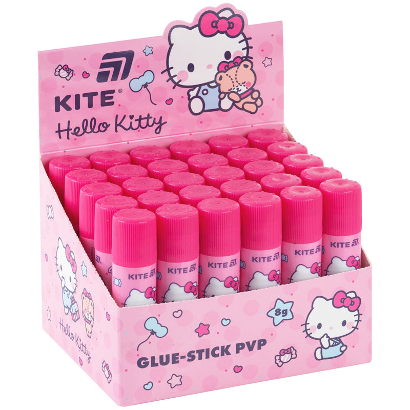Glue stick with indicator PVP Kite Hello Kitty HK26-130, 8 g