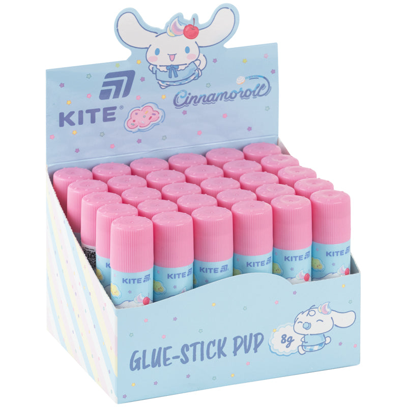 Клей-олівець з індикатором PVP Kite Cinnamoroll CR26-130, 8 г