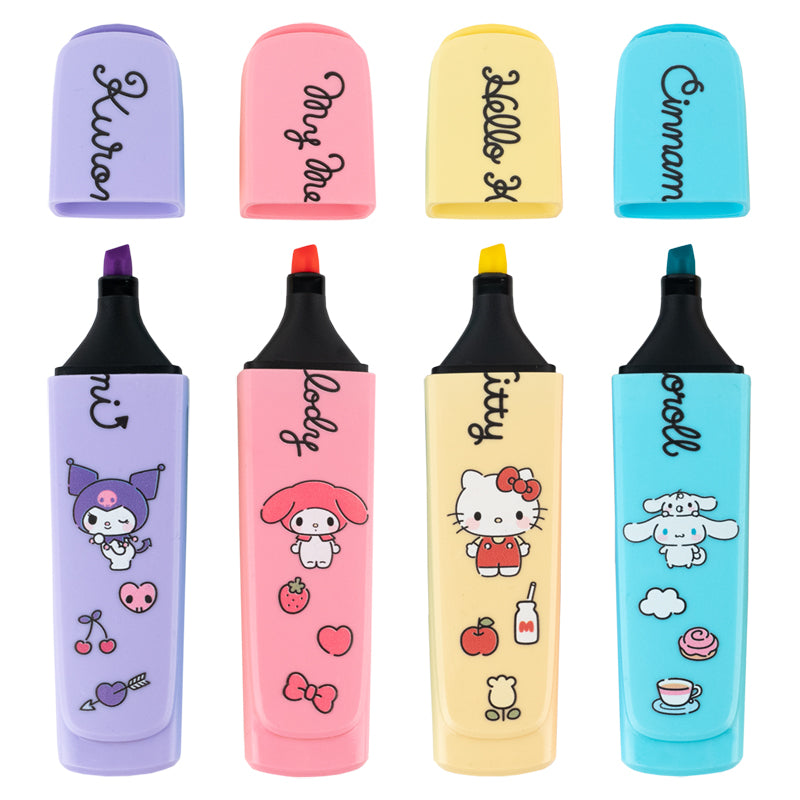 Highlighter Kite Hello Kitty and friends HK26-444, set of 4 colors