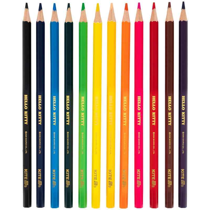 Color pencils Kite Hello Kitty HK26-051, 12 pcs.