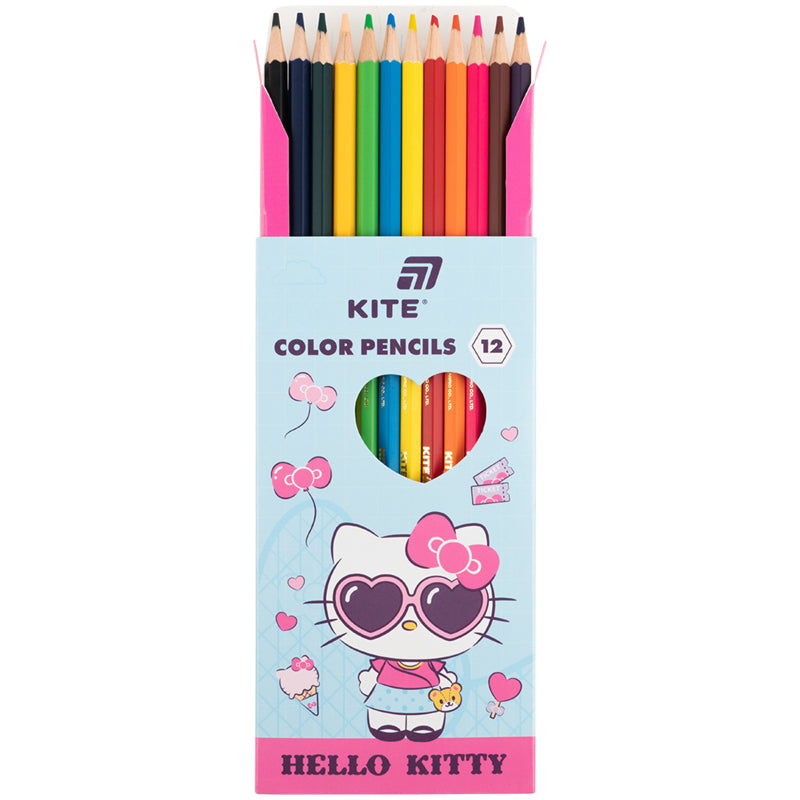 Color pencils Kite Hello Kitty HK26-051, 12 pcs.