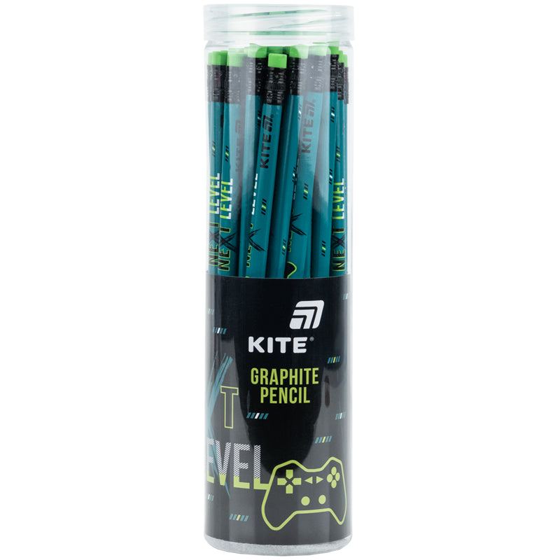 Graphite triangular pencil with eraser Kite Next Level K26-046-2