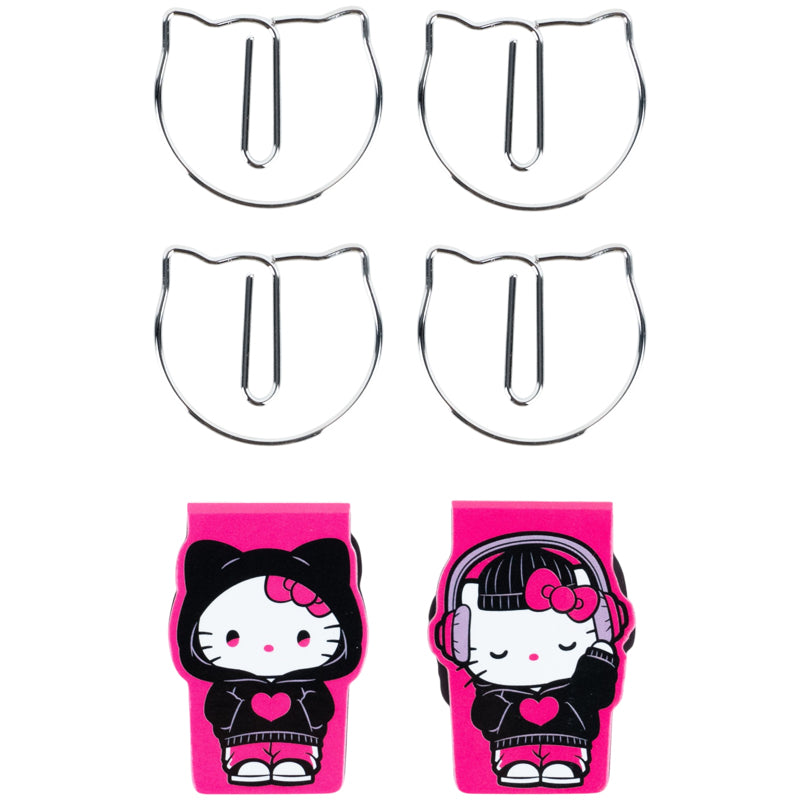 Набір магнітних закладок з фігурними скріпками Kite Hello Kitty HK26-495