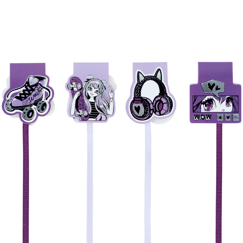 Set of magnetic bookmarks with ribbon Kite Anime Dream K26-497-1