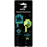 Set of magnetic bookmarks with ribbon Kite Next Level K26-497-3