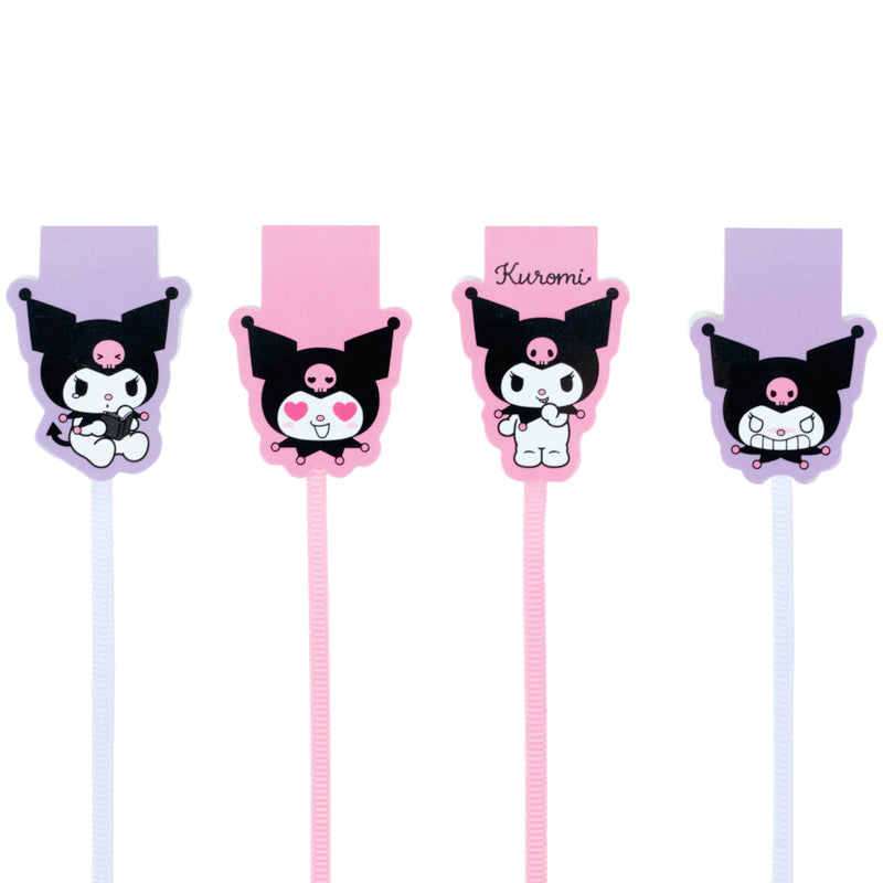 Set of magnetic bookmarks with ribbon Kite Kuromi HK26-497-2