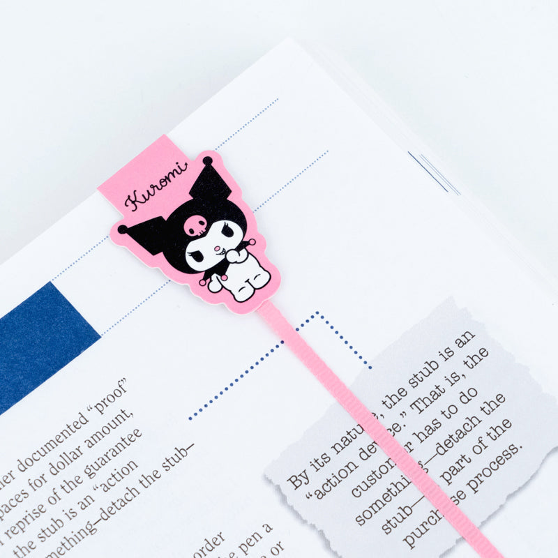 Set of magnetic bookmarks with ribbon Kite Kuromi HK26-497-2