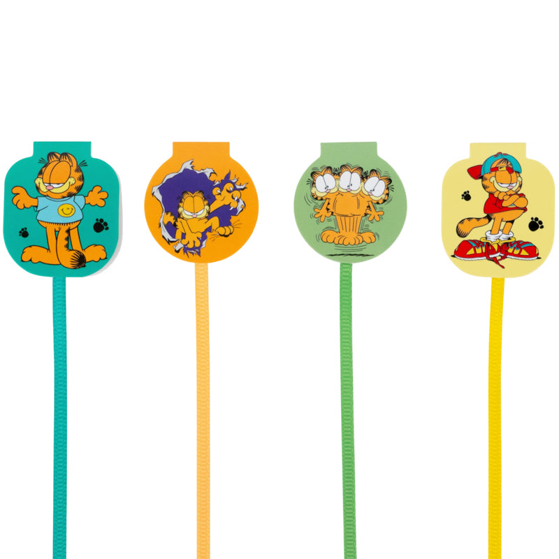 Set of magnetic bookmarks with ribbon Kite Garfield GF26-497