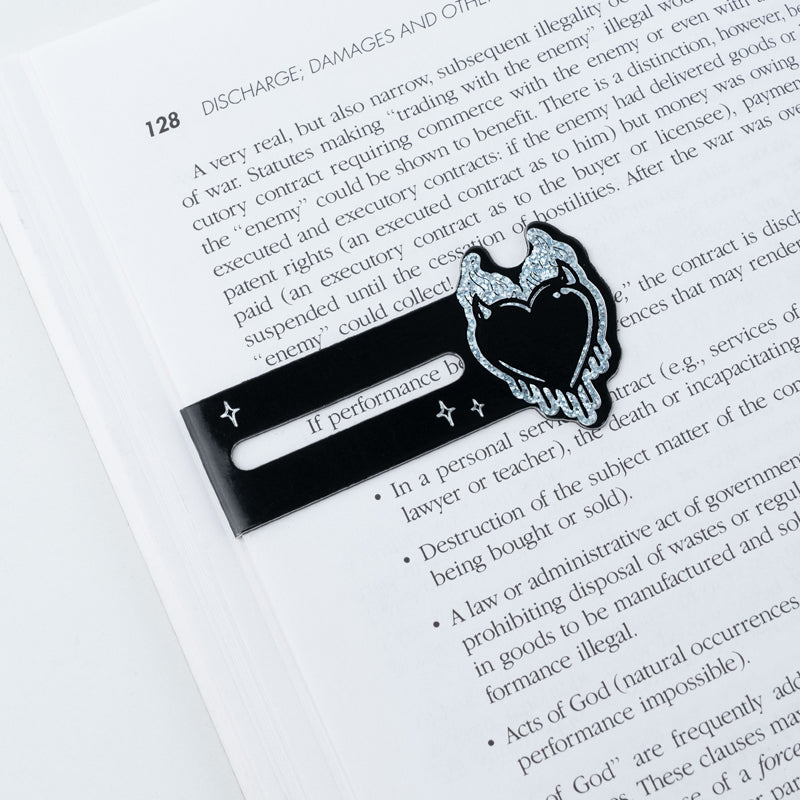 Set of magnetic bookmarks- indexes Kite Noir K26-496-2