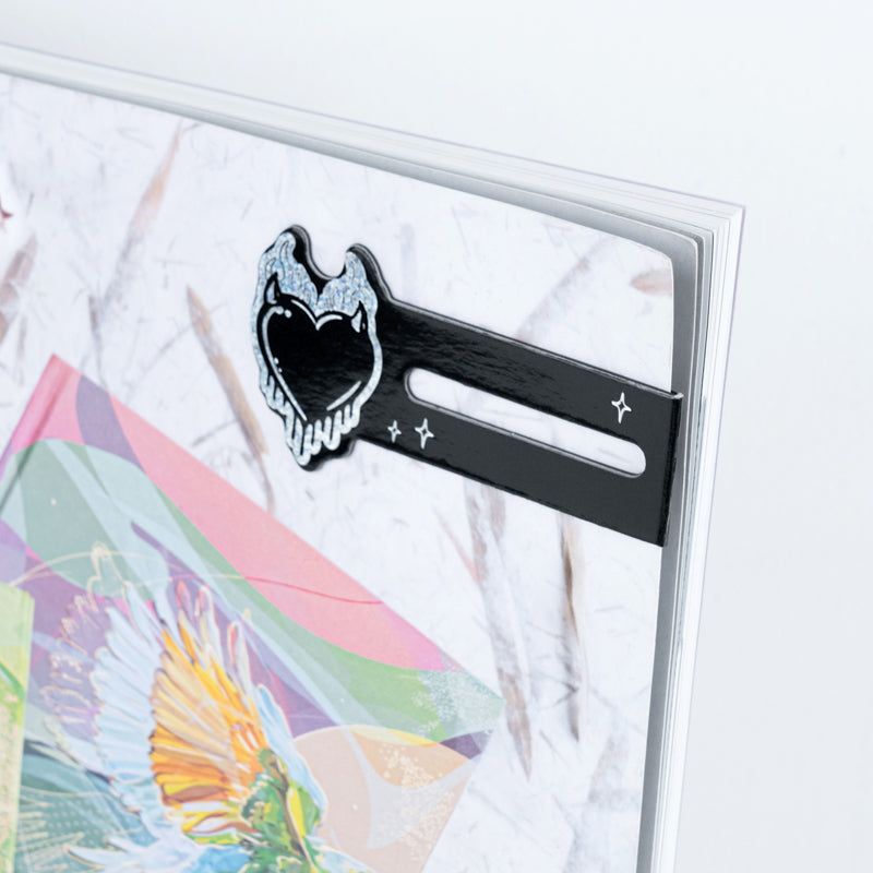Set of magnetic bookmarks- indexes Kite Noir K26-496-2