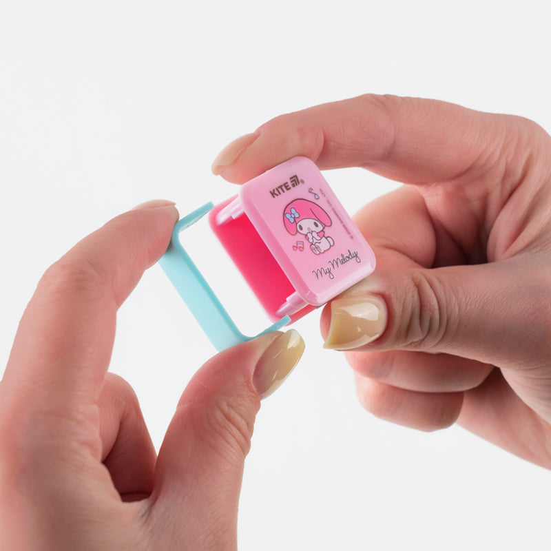 Pencil sharpener with container rectangular Kite My Melody HK26-116