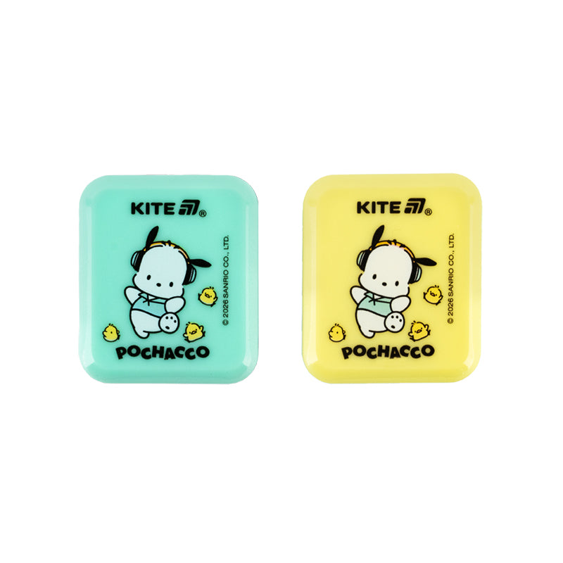 Точилка з контейнером прямокутна Kite Pochacco PC26-116