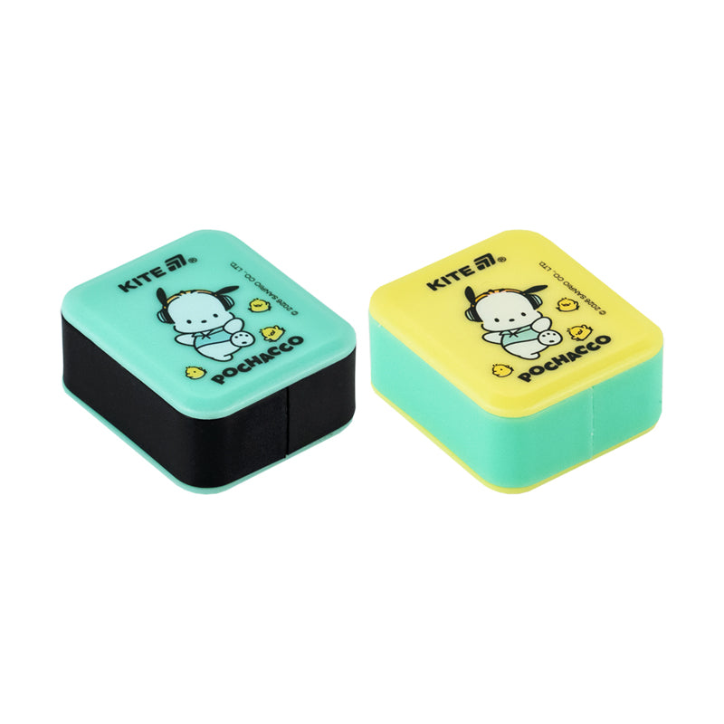 Точилка з контейнером прямокутна Kite Pochacco PC26-116