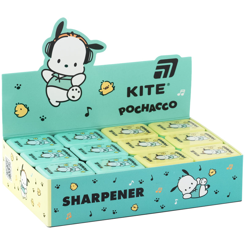 Точилка з контейнером прямокутна Kite Pochacco PC26-116