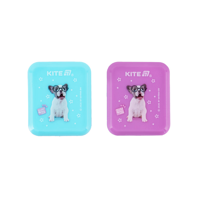 Точилка з контейнером прямокутна Kite Studio Pets SP26-116