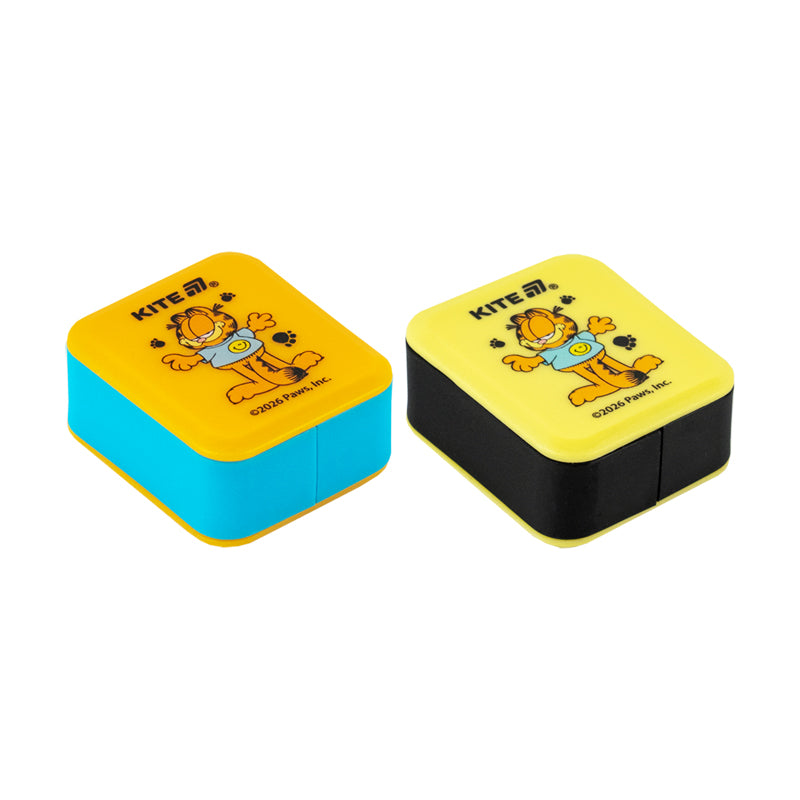 Точилка з контейнером прямокутна Kite Garfield GF26-116