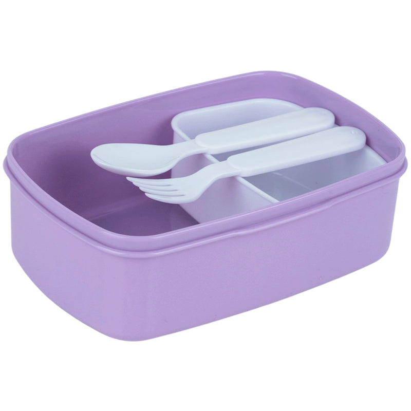 Lunchbox with fork and spoon Kite Kuromi,  HK26-163-2, 750 ml