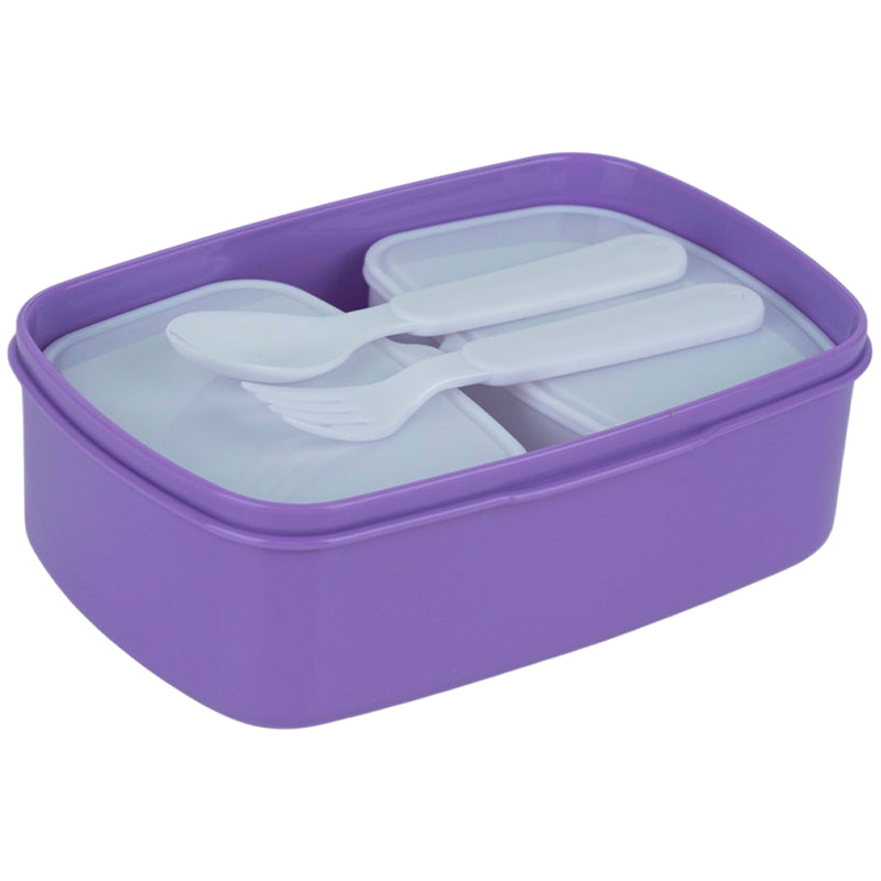 Lunchbox with 2 bowls, fork and spoon  Kite Kuromi, HK26-181-2, 750ml