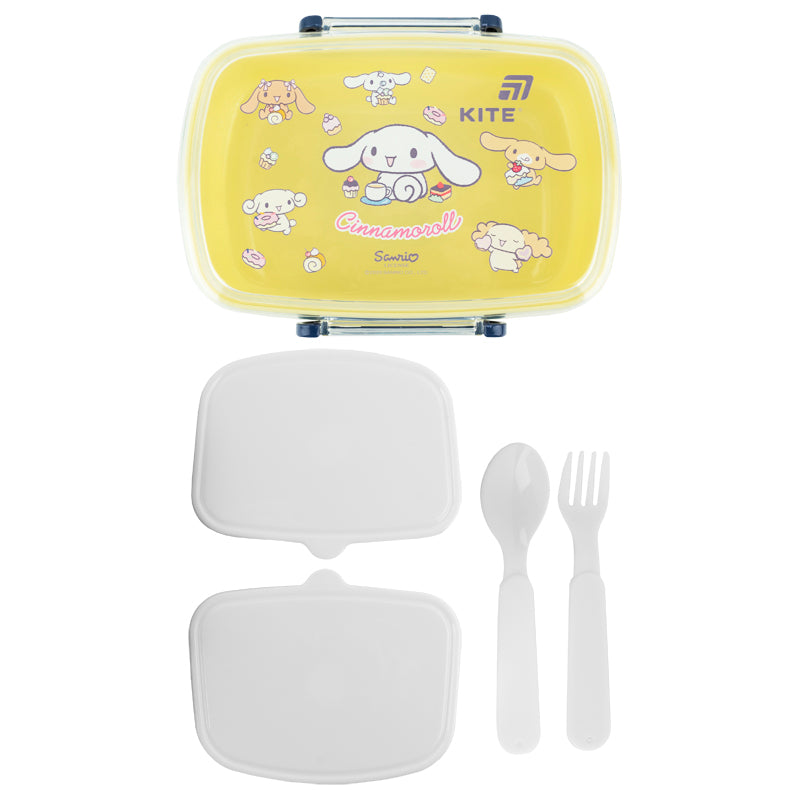 Lunchbox with 2 bowls, fork and spoon  Kite Cinnamoroll,  CR26-181, 750ml
