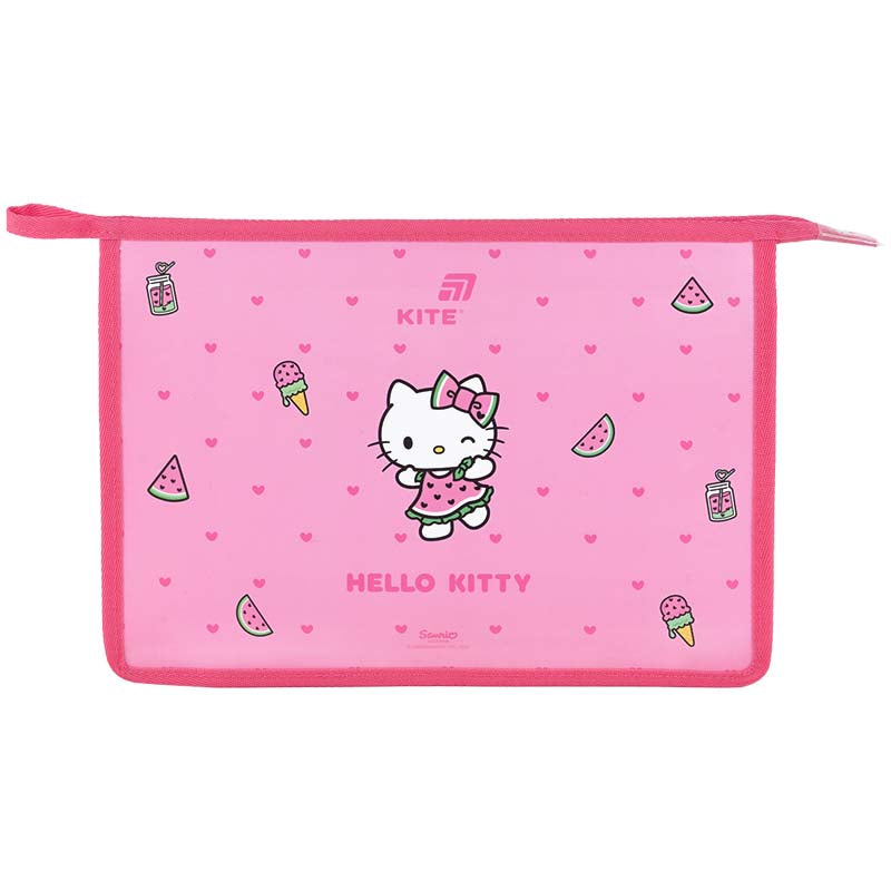 Zipper folder Kite Hello Kitty HK26-428, A4+