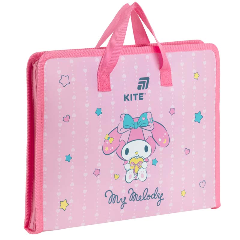 Folder-briefcase with zipper Kite My Melody HK26-202, 1 compartment, A4