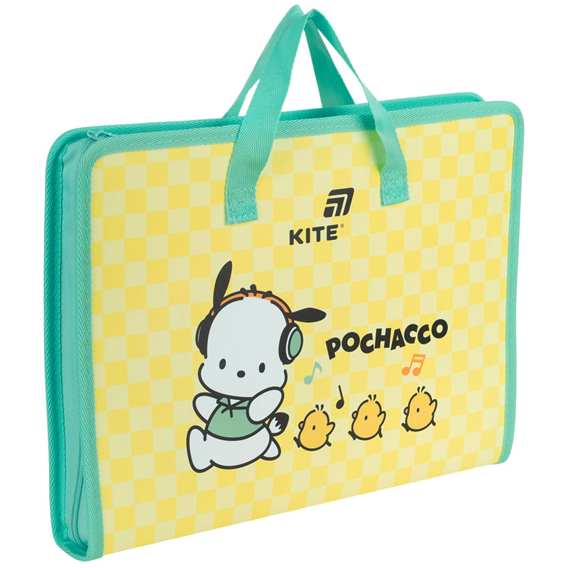 Folder-briefcase with zipper Kite Pochacco PC26-202, 1 compartment, A4