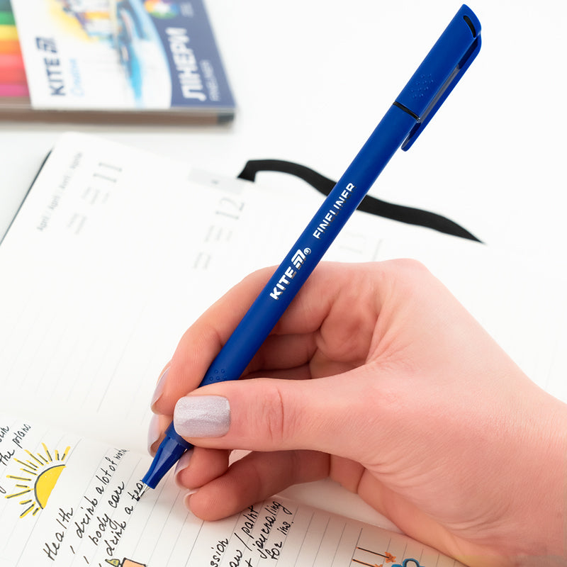Fineliners Kite Creative K-1164, 12 colors