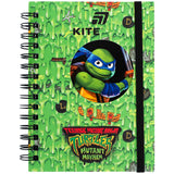 Spiral notebook Kite Ninjia Turtles NT26-229, А6, 80 sheets, grid
