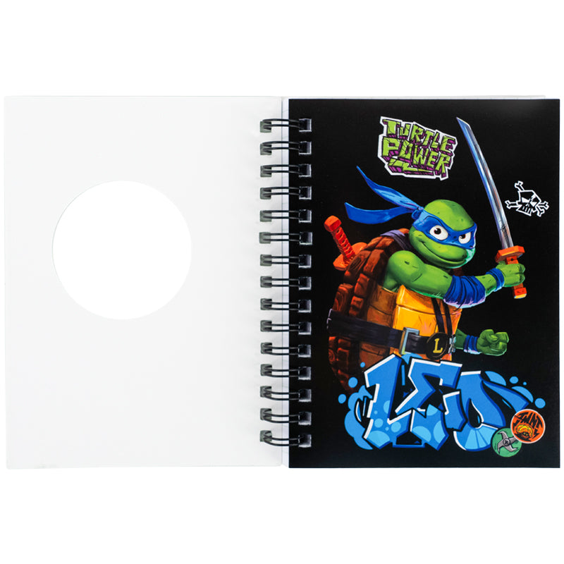 Spiral notebook Kite Ninjia Turtles NT26-229, А6, 80 sheets, grid