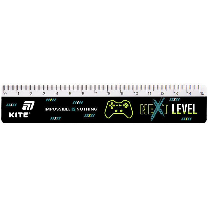 Лінійка пластикова Kite Next Level , K26-090-2, 15 см