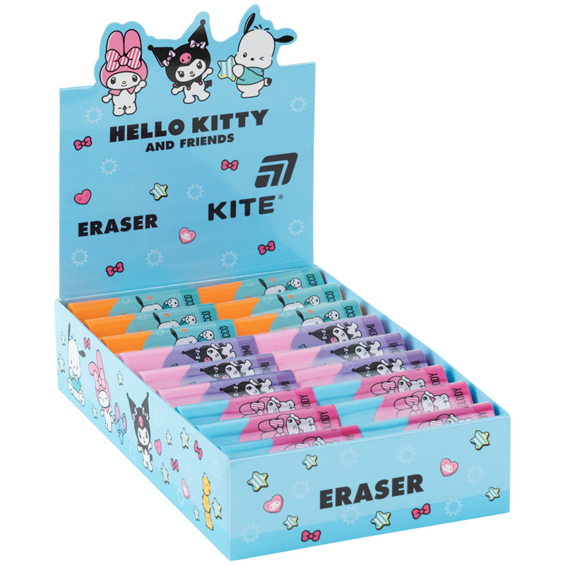 Colored eraser Kite Hello Kitty and Friends HK26-1269, assorted colors