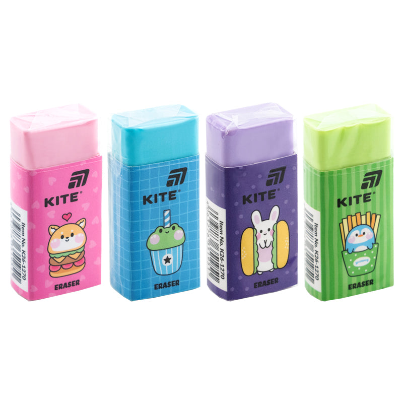 Colored eraser Kite "Funny Friends" K26-1270, assorted colors