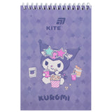 Блокнот на спіралі Kite Kuromi HK26-196-2, А6, 48 аркушів, нелінований