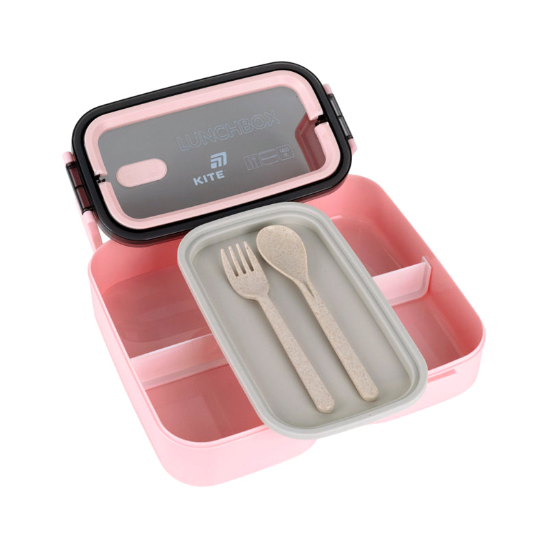 Lunchbox double layer Kite, K26-183-1, 1400 ml, powdered