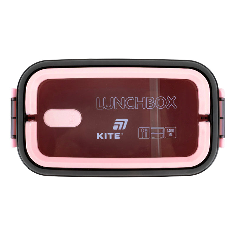 Lunchbox double layer Kite, K26-183-1, 1400 ml, powdered