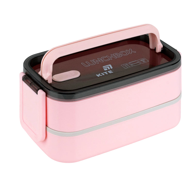 Lunchbox double layer Kite, K26-183-1, 1400 ml, powdered