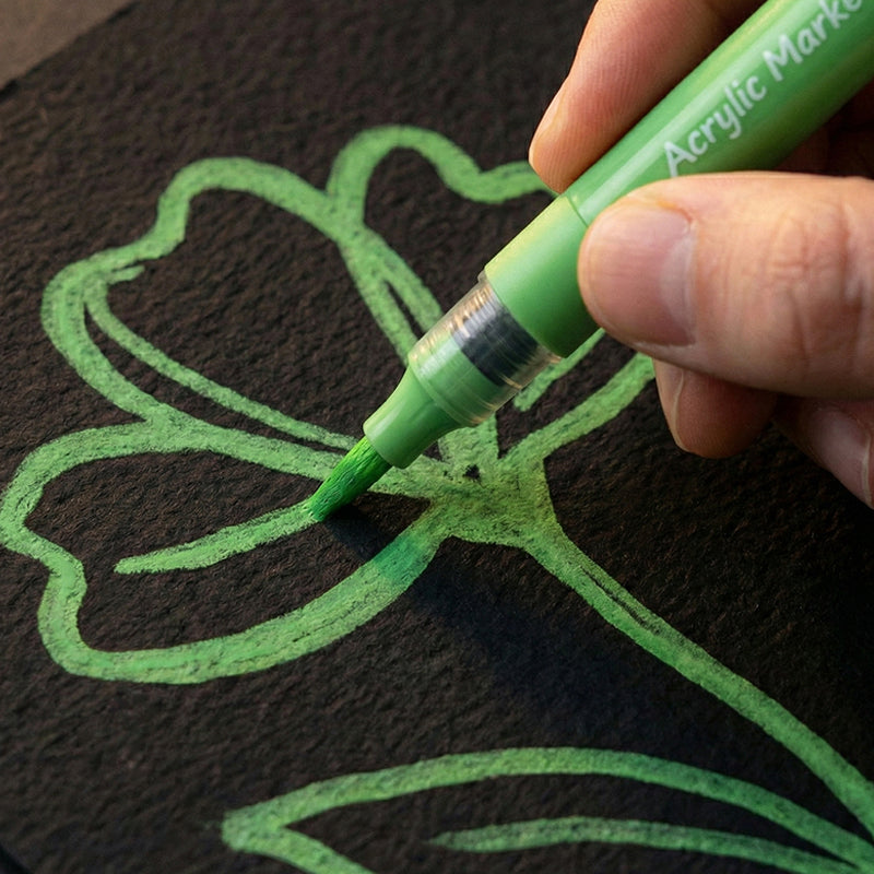 Acrylic markers with liquid ink Kite Creative K-1163, 36 colors
