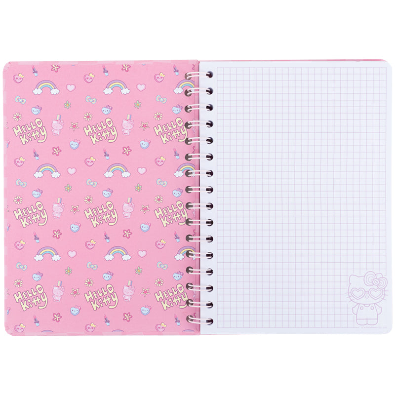 Блокнот на спіралі Kite Hello Kitty HK26-190-1, A5, 80 аркушів, клітинка