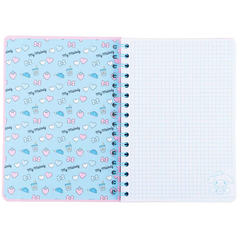 Блокнот на спіралі Kite My Melody HK26-190-3, A5, 80 аркушів, клітинка
