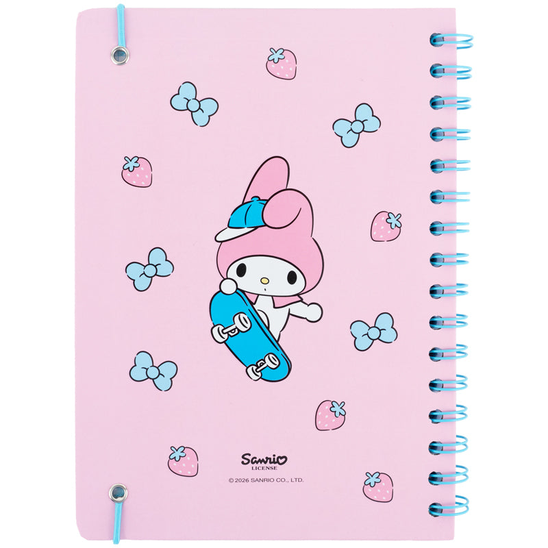 Блокнот на спіралі Kite My Melody HK26-190-3, A5, 80 аркушів, клітинка