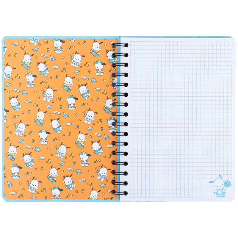 Блокнот на спіралі Kite Pochacco PC26-190, A5, 80 аркушів, клітинка