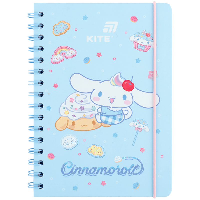 Блокнот на спіралі Kite Cinnamoroll CR26-190, A5, 80 аркушів, клітинка